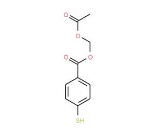 4-Mercaptobenzoic Acid, Acetoxymethyl Ester (CAS 887406-73-7) - chemical structure image