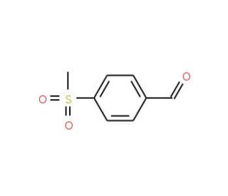 4-Methanesulfonyl-benzaldehyde (CAS 5398-77-6) - chemical structure image