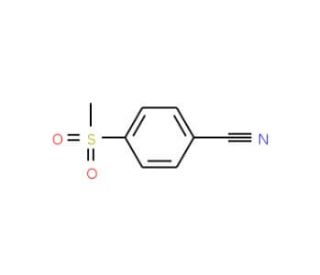 4-Methanesulfonyl-benzonitrile (CAS 22821-76-7) - chemical structure image