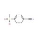 4-Methanesulfonyl-benzonitrile (CAS 22821-76-7) - chemical structure image
