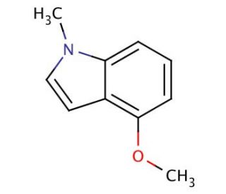4-Methoxy-1-methylindole (CAS 7556-35-6) - chemical structure image