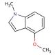 4-Methoxy-1-methylindole (CAS 7556-35-6) - chemical structure image