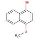 4-Methoxy-1-naphthol (CAS 84-85-5) - chemical structure image