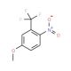 4-Methoxy-1-nitro-2-(trifluoromethyl)benzene (CAS 344-39-8) - chemical structure image