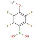 4-Methoxy-2,3,5,6-tetrafluorophenylboronic acid (CAS 871126-20-4) - chemical structure image