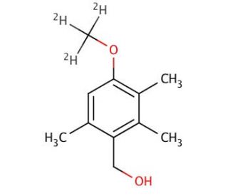 4-Methoxy-2,3,6-trimethylbenzyl Alcohol-d3 (CAS 1189501-77-6) - chemical structure image
