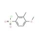 4-methoxy-2,3-dimethylbenzenesulfonyl chloride (CAS 90416-51-6) - chemical structure image