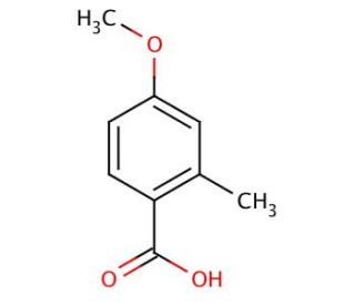 4-Methoxy-2-methylbenzoic acid (CAS 6245-57-4) - chemical structure image