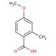 4-Methoxy-2-methylbenzoic acid (CAS 6245-57-4) - chemical structure image