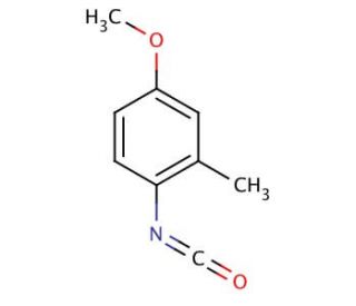4-Methoxy-2-methylphenyl isocyanate (CAS 60385-06-0) - chemical structure image
