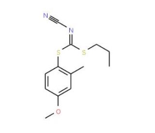(4-Methoxy-2-methylphenyl)propyl-cyanocarbonimidodithioate - chemical structure image