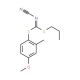 (4-Methoxy-2-methylphenyl)propyl-cyanocarbonimidodithioate - chemical structure image