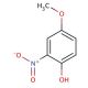 4-Methoxy-2-nitrophenol (CAS 1568-70-3) - chemical structure image