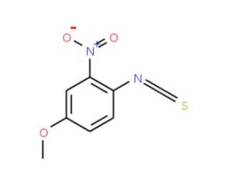 4-Methoxy-2-nitrophenyl isothiocyanate (CAS 23165-60-8) - chemical structure image