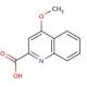 4-Methoxy-2-quinolinecarboxylic acid (CAS 15733-83-2) - chemical structure image