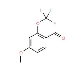 4-Methoxy-2-(trifluoromethoxy)benzaldehyde (CAS 886503-52-2) - chemical structure image
