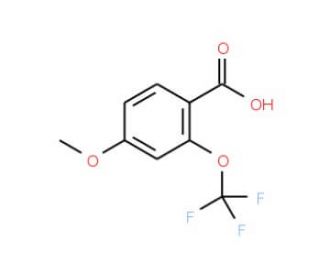 4-Methoxy-2-(trifluoromethoxy)benzoic acid - chemical structure image