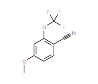 4-Methoxy-2-(trifluoromethoxy)benzonitrile - chemical structure image