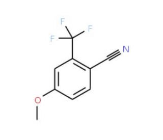 4-Methoxy-2-(trifluoromethyl)benzonitrile (CAS 875664-48-5) - chemical structure image