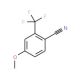 4-Methoxy-2-(trifluoromethyl)benzonitrile (CAS 875664-48-5) - chemical structure image