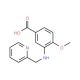 4-Methoxy-3-[(pyridin-2-ylmethyl)-amino]-benzoic acid - chemical structure image