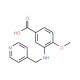 4-Methoxy-3-[(pyridin-4-ylmethyl)-amino]-benzoic acid - chemical structure image