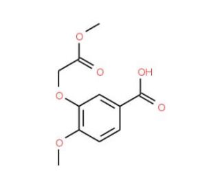 4-methoxy-3-(2-methoxy-2-oxoethoxy)benzoic acid - chemical structure image