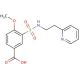 4-Methoxy-3-(2-pyridin-2-yl-ethylsulfamoyl)-benzoic acid - chemical structure image