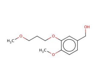 4-Methoxy-3-(3-methoxypropoxy)benzenemethanol - chemical structure image