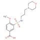 4-Methoxy-3-(3-morpholin-4-yl-propylsulfamoyl)-benzoic acid - chemical structure image