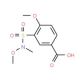 4-methoxy-3-{[methoxy(methyl)amino]sulfonyl}benzoic acid - chemical structure image
