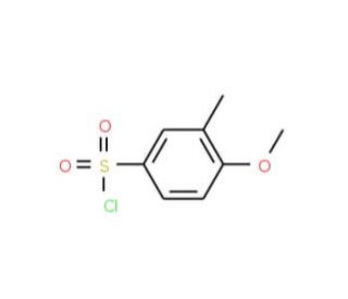 4-methoxy-3-methylbenzenesulfonyl chloride (CAS 84910-98-5) - chemical structure image