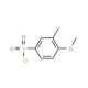 4-methoxy-3-methylbenzenesulfonyl chloride (CAS 84910-98-5) - chemical structure image