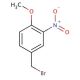 4-Methoxy-3-nitrobenzyl bromide (CAS 61010-34-2) - chemical structure image