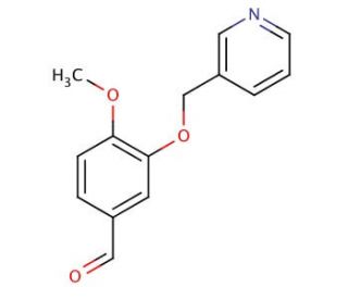 4-methoxy-3-(pyridin-3-ylmethoxy)benzaldehyde - chemical structure image