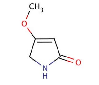 4-Methoxy-3-pyrrolin-2-one (CAS 69778-83-2) - chemical structure image