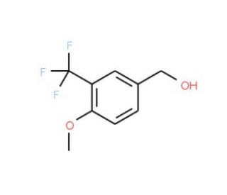 4-Methoxy-3-(trifluoromethyl)benzyl alcohol (CAS 261951-88-6) - chemical structure image