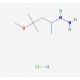 (4-methoxy-4-methylpentan-2-yl)hydrazine hydrochloride - chemical structure image