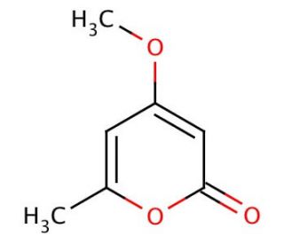 4-Methoxy-6-methyl-2H-pyran-2-one (CAS 672-89-9) - chemical structure image
