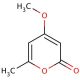 4-Methoxy-6-methyl-2H-pyran-2-one (CAS 672-89-9) - chemical structure image