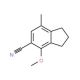 4-Methoxy-7-methylindane-5-carbonitrile (CAS 175136-10-4) - chemical structure image