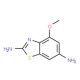 4-Methoxy-benzothiazole-2,6-diamine - chemical structure image
