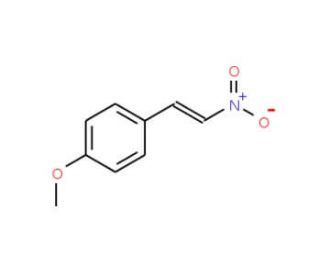 4-Methoxy-&beta;-nitrostyrene (CAS 3179-10-0) - chemical structure image