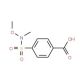 4-{[methoxy(methyl)amino]sulfonyl}benzoic acid - chemical structure image