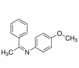 4-Methoxy-N-(1-phenylethylidene)benzenamine (CAS 2743-00-2) - chemical structure image