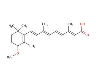4-Methoxy Retinoic Acid (CAS 81121-20-2) - chemical structure image