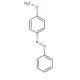 4-Methoxyazobenzene (CAS 2396-60-3) - chemical structure image