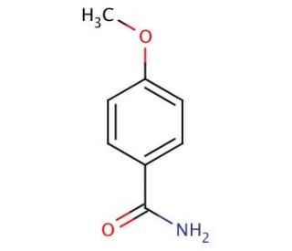 4-Methoxybenzamide (CAS 3424-93-9) - chemical structure image