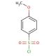 4-Methoxybenzenesulfonyl chloride (CAS 98-68-0) - chemical structure image