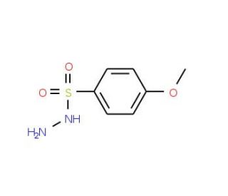 4-Methoxybenzenesulfonyl hydrazide (CAS 1950-68-1) - chemical structure image